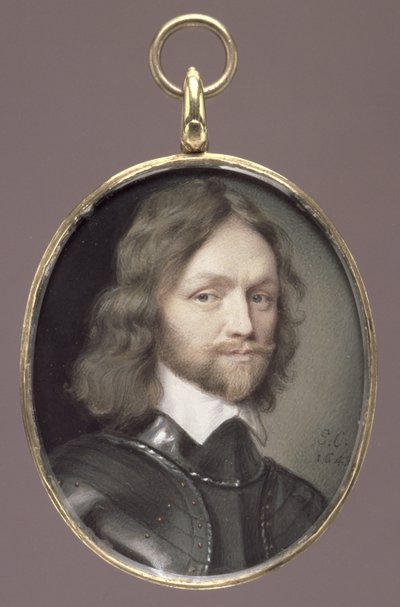 Henry Ireton tábornok (1611-51) parlamenti tábornok és Írország lordhelyettese (wc pergamenre, kártyán) alkotó: George Perfect Harding
