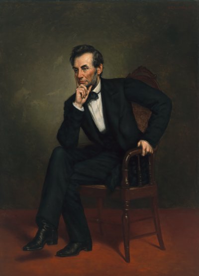 Abraham Lincoln (1809-1865) alkotó: George Peter Alexander Healy