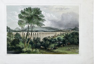Dee Viaduct - Vale of Llangollen alkotó: George Pickering