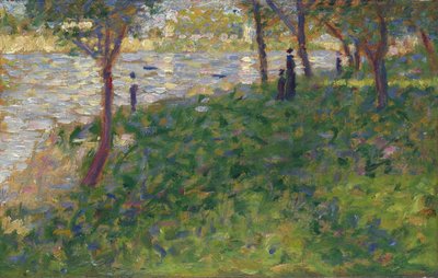 Tanulmány a La Grande Jatte számára, 1884-1885 alkotó: George Pierre Seurat