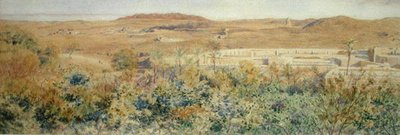 A Vörös-hegy, egy szemétdombról Kairó külvárosában alkotó: George Price Boyce