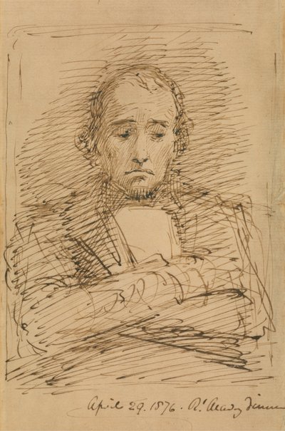 Benjamin Disraeli, vázlat egy Királyi Akadémia vacsoráján alkotó: George Richmond