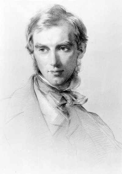 Joseph Dalton Hooker, 1851 körül (szén és kréta papíron) alkotó: George Richmond