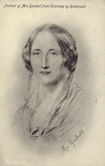 Mrs Gaskell (1810-1865), angol regény- és novellaíró. alkotó: George Richmond