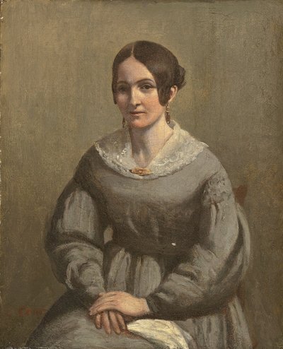 Fiatal nő portréja, alkotó: George Richmond