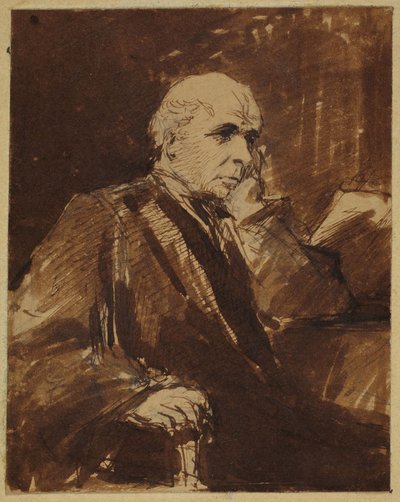 Az ülő férfi alkotó: George Richmond