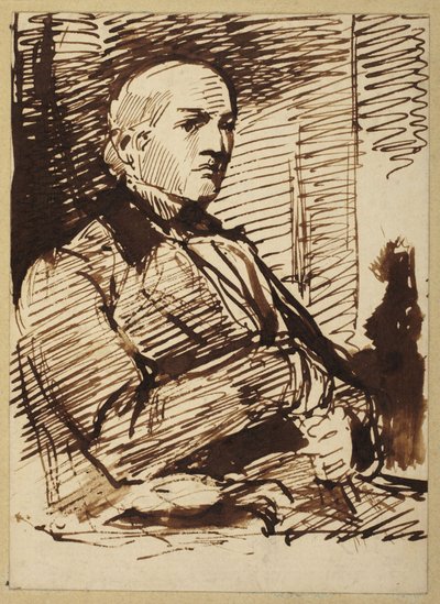 Az ülő férfi alkotó: George Richmond