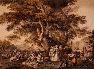 Nyár: 1780 körül (akvarell és testfesték, papír). alkotó: George Robertson