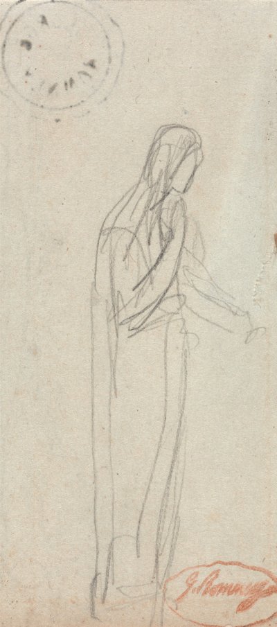 Álló női alak alkotó: George Romney