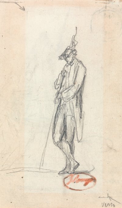 Álló férfi alak alkotó: George Romney