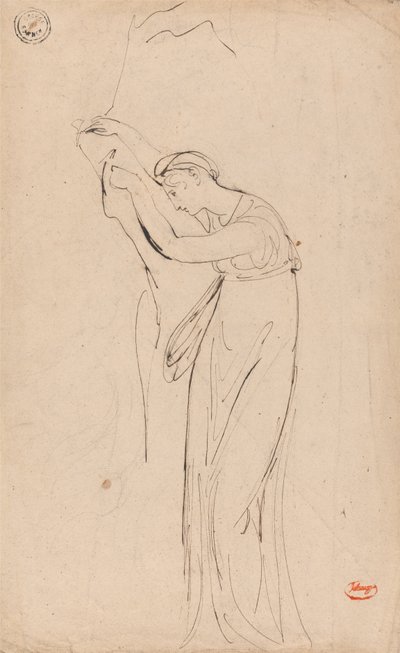 Fogoly vagy csüggedt nő: Esetleg Andromache alkotó: George Romney