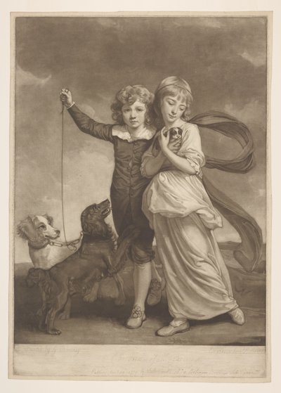 Clavering úr gyermekei alkotó: George Romney