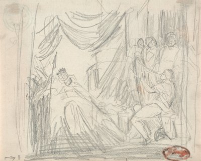Dávid és Saul alkotó: George Romney