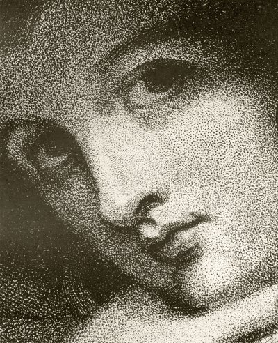 Emma, Lady Hamilton részlete, John Jones metszetében, Alfred Whitman „The Print-Collector