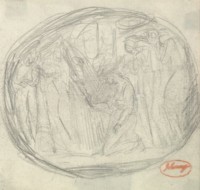 Stuart Mária kivégzése alkotó: George Romney