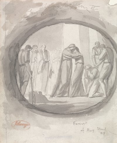 Mária Stuart búcsúja alkotó: George Romney