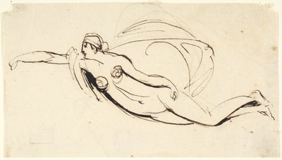 Női akt alkotó: George Romney