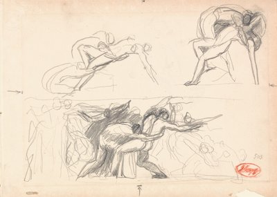 Alakkompozíciós tanulmány; Pokol alkotó: George Romney