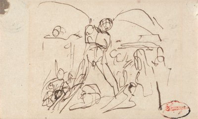 Kompozíció; valószínűleg Sámson és Delila alkotó: George Romney