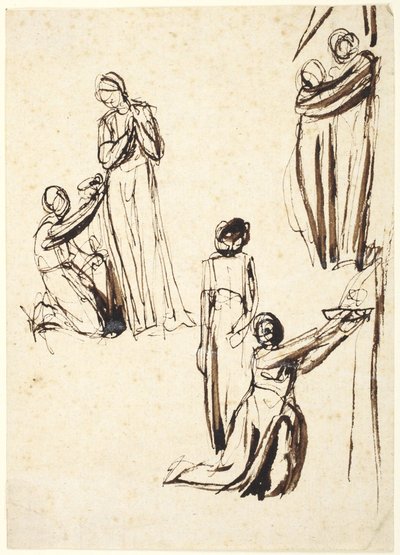 Figúra-tanulmányok alkotó: George Romney