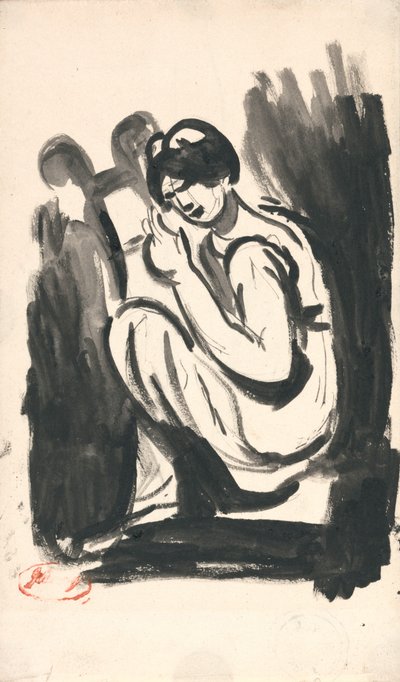 Líra játszó lány alkotó: George Romney