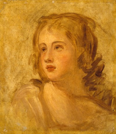 Egy nő feje, 1782-86 körül alkotó: George Romney