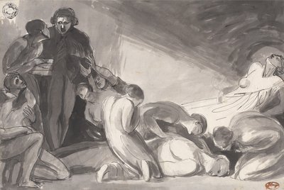 Howard börtönlátogatása alkotó: George Romney