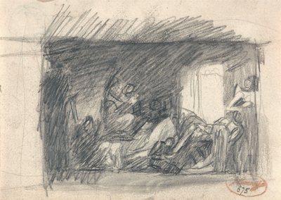 Howard börtönlátogatása alkotó: George Romney