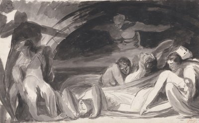 John Howard látogatása a karanténintézetben alkotó: George Romney