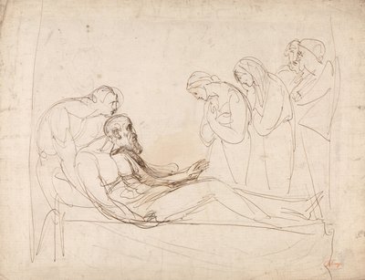 Cordelia által felébresztett Lear alkotó: George Romney