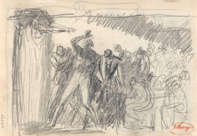 Macbeth: A bankett jelenete alkotó: George Romney