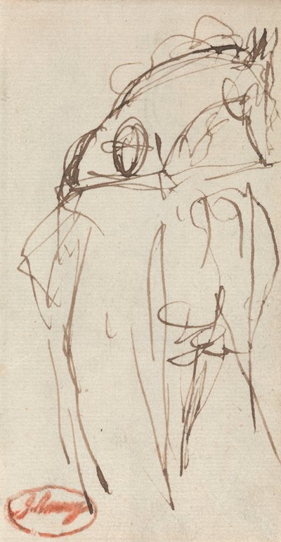 Ember és ló alkotó: George Romney