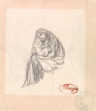Anya és gyermek alkotó: George Romney