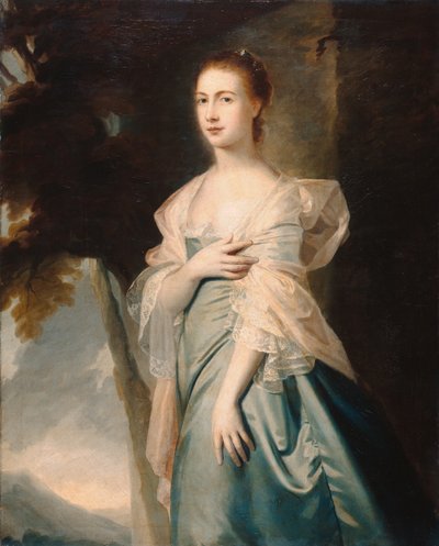 Mrs. Margaret Ainslie (olaj, vászon) alkotó: George Romney