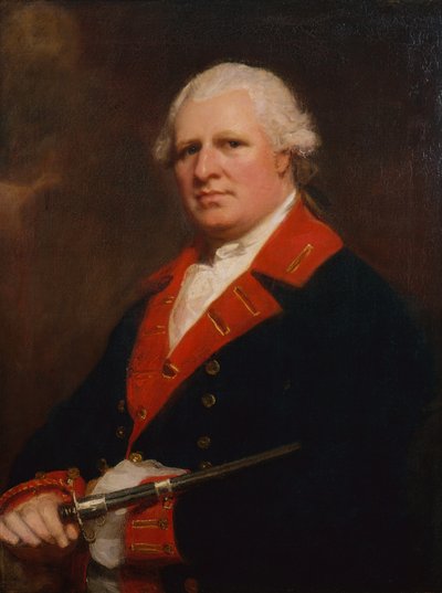 Patrick Duff ezredes portréja (olaj, vászon) alkotó: George Romney