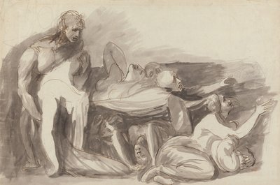 Börtönjelenet alkotó: George Romney