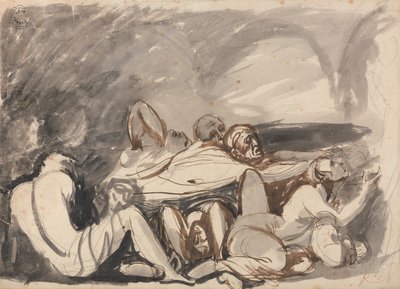 Börtönjelenet alkotó: George Romney