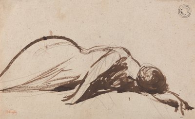 Prostrate nő alkotó: George Romney