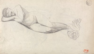 Fekvő akt alkotó: George Romney