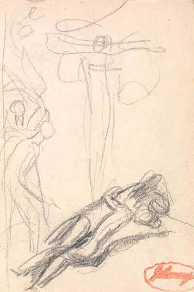 A Sátán meglepődött Éva fülénél alkotó: George Romney