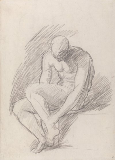 Ülő férfi alkotó: George Romney