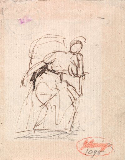 Ülő nő alkotó: George Romney