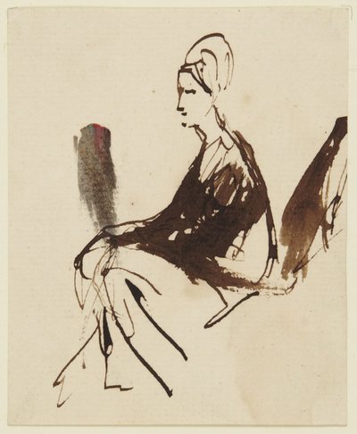 Ülő női alak alkotó: George Romney