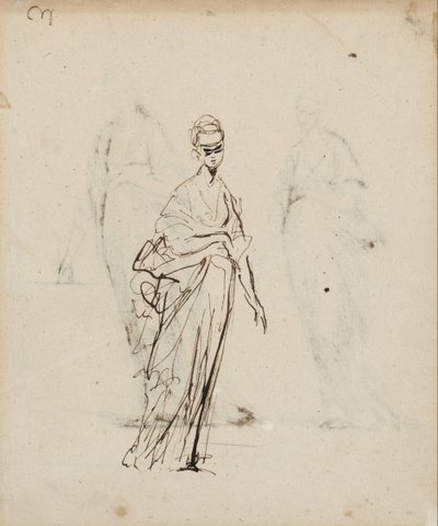 Egyetlen női alak alkotó: George Romney