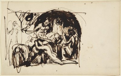 Vázlat Howard börtönlátogatásához alkotó: George Romney