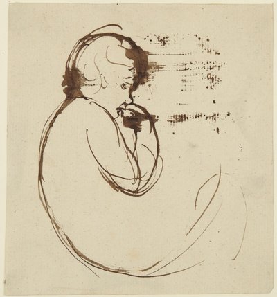 Egy gyermek vázlata alkotó: George Romney