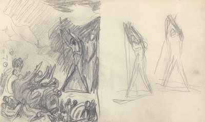 Vázlatfüzetből származó rajz alkotó: George Romney