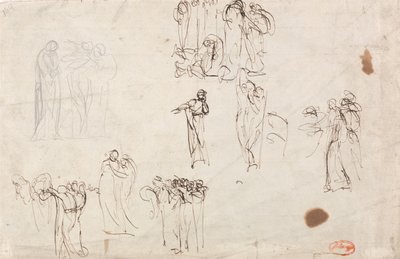 Vázlatok a „Susanna vádja” című műhöz alkotó: George Romney
