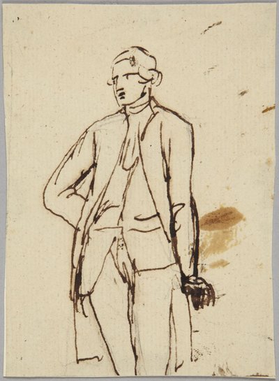 Álló férfi szobor alkotó: George Romney