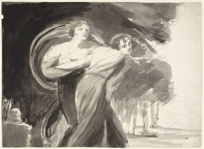 Tanulmány a vidámságról és a melankóliáról alkotó: George Romney